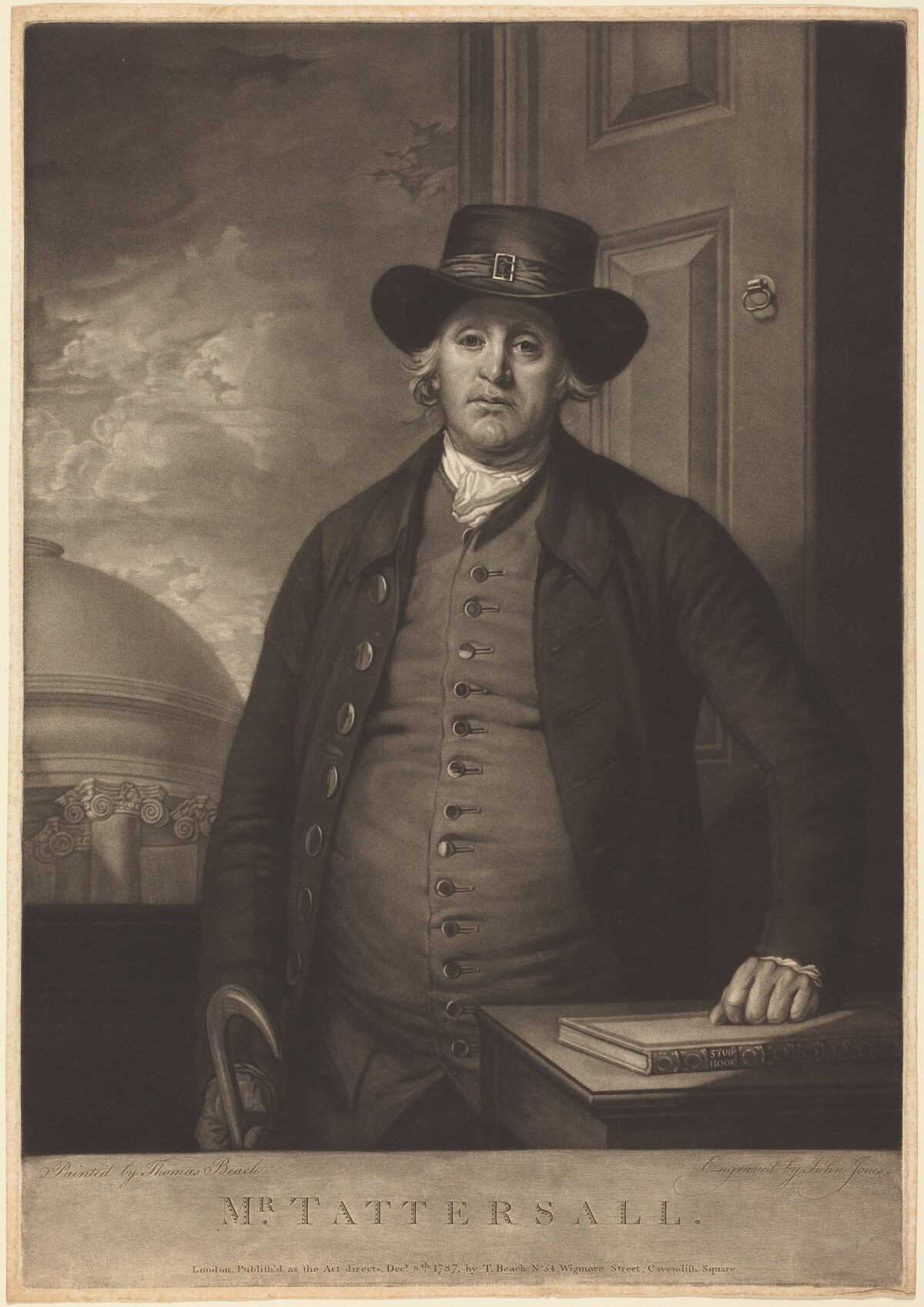 Richard Tattersall by John Jones after Thomas Beach
