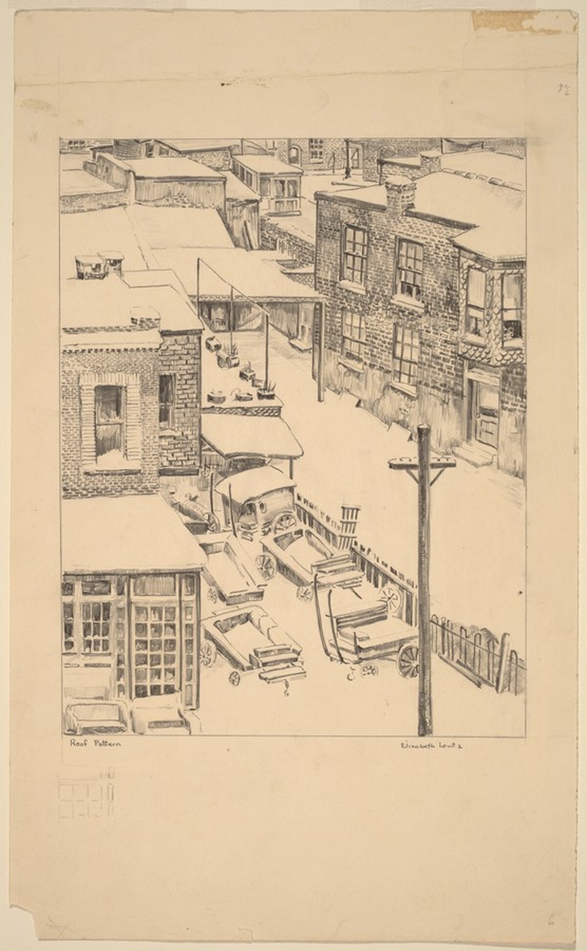 Roof Pattern by Elizabeth Lentz Horter