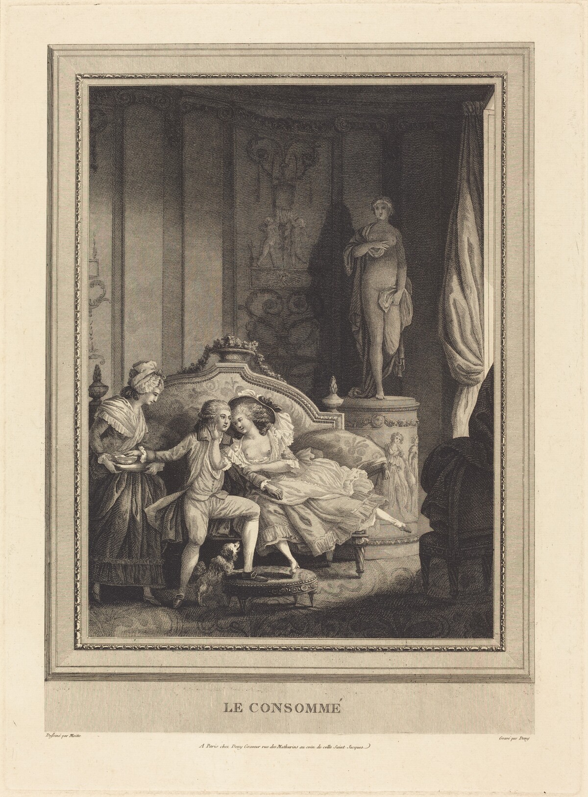 Le consomme by Jeanne Deny or Martial Deny after Niclas Lafrensen II