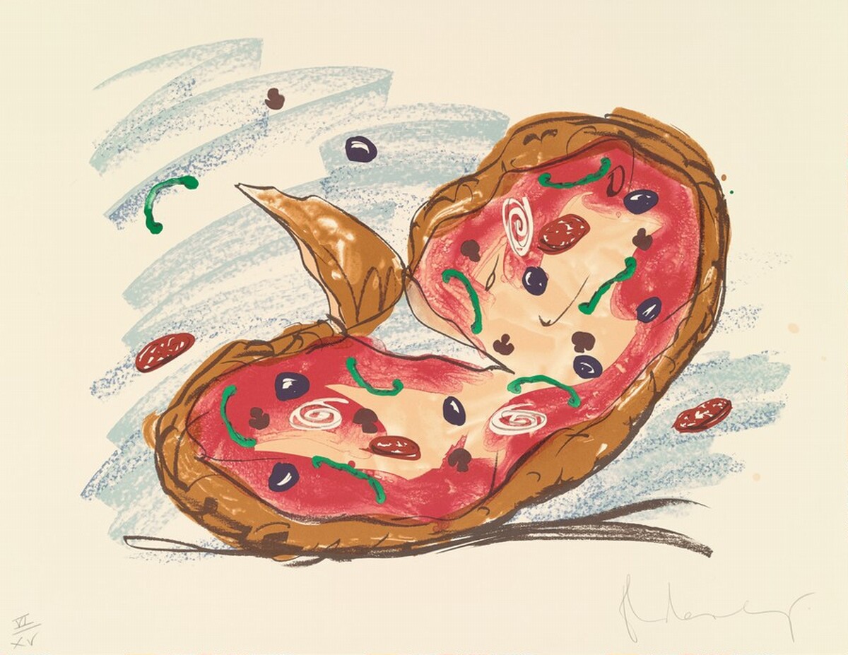 Pizza/Palette by Claes Oldenburg