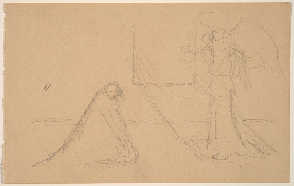 Study of Figures by Charles Sprague Pearce
