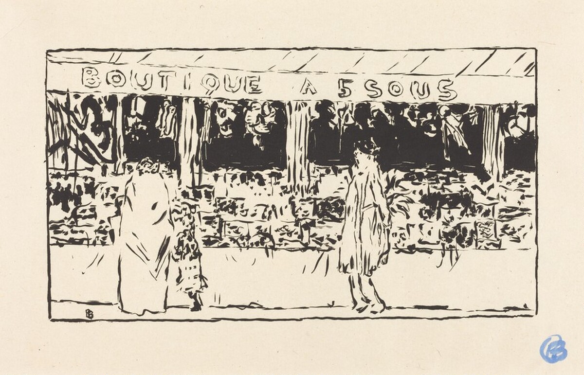 Boutique à cinq sous by Pierre Bonnard