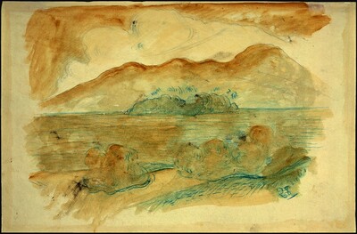 Tahitian Shore [verso]