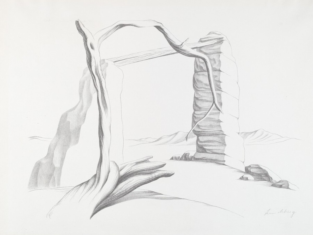 Untitled (Landscape) by Helen Lundeberg