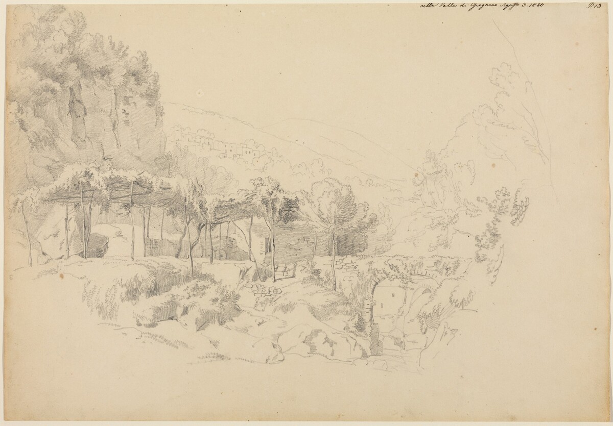 A Shady Arbor in the Valley of Gragnano by Johann Adam Klein