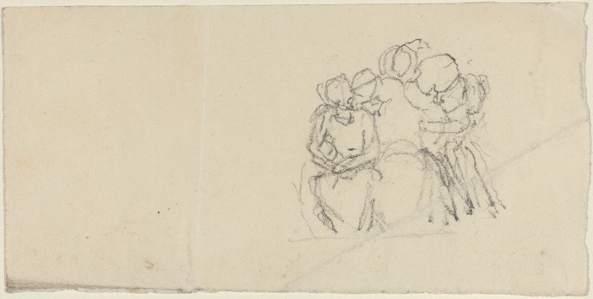 Group of Figures Surrounding Seated Figure by John Flaxman