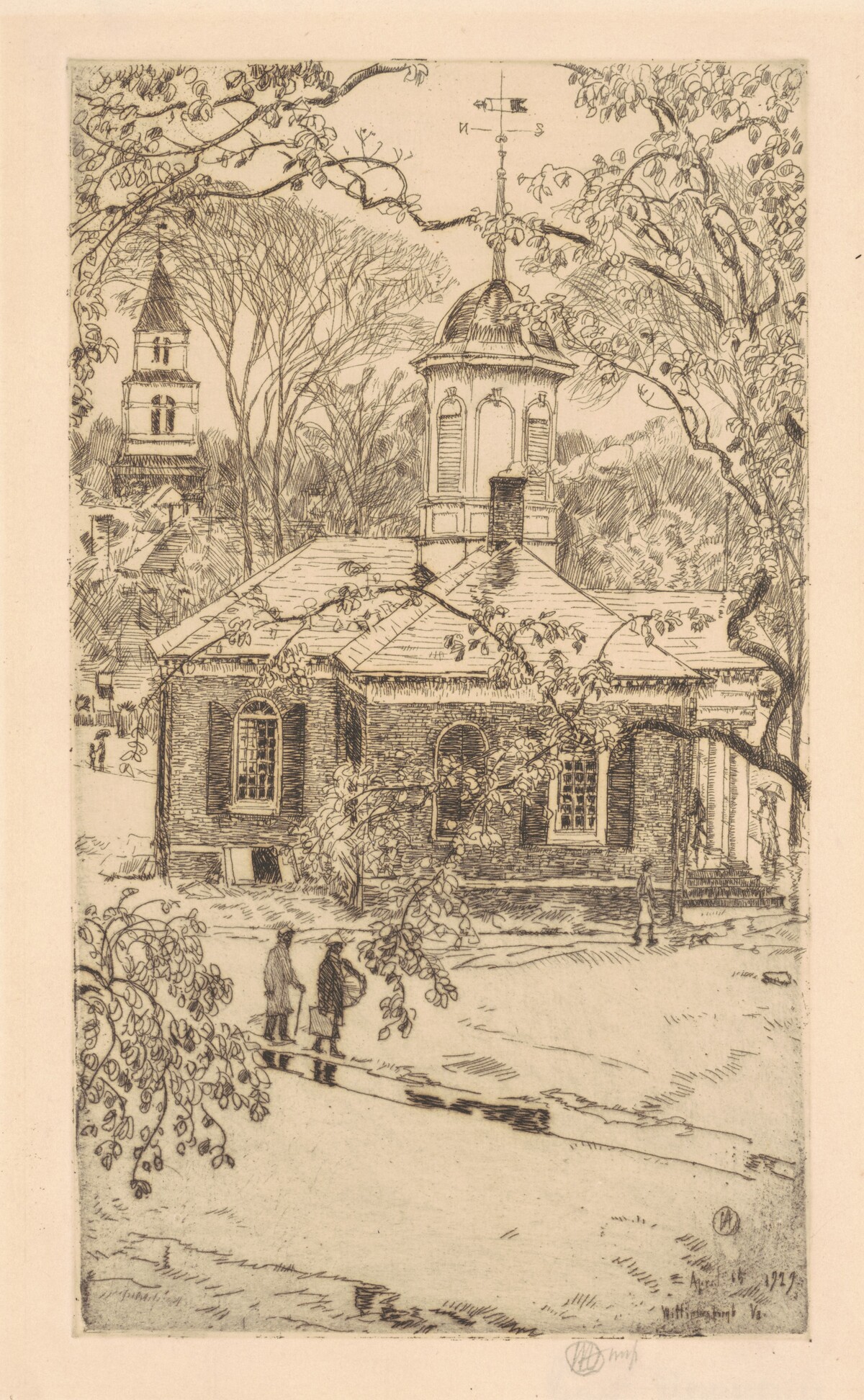 Rainy Day, Williamsburg, Virginia by Childe Hassam