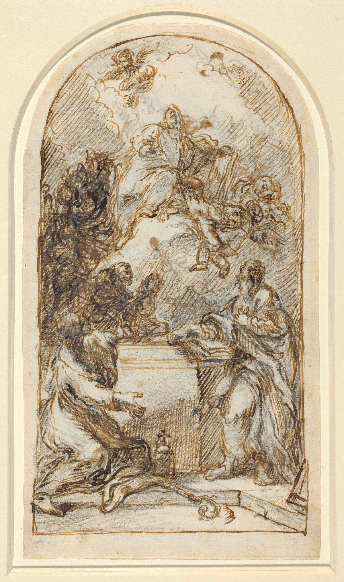 The Apotheosis of Saint Mark [recto and verso] by Pietro Roselli