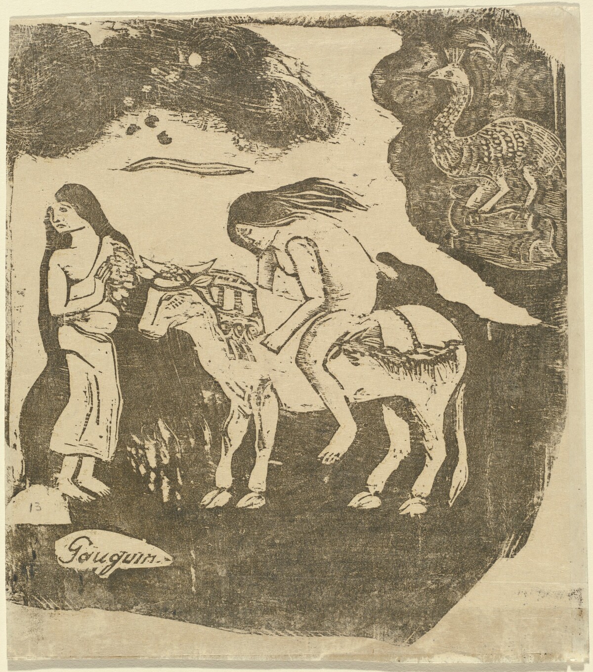 The Rape of Europa (L'enlevement d'Europe) by Paul Gauguin