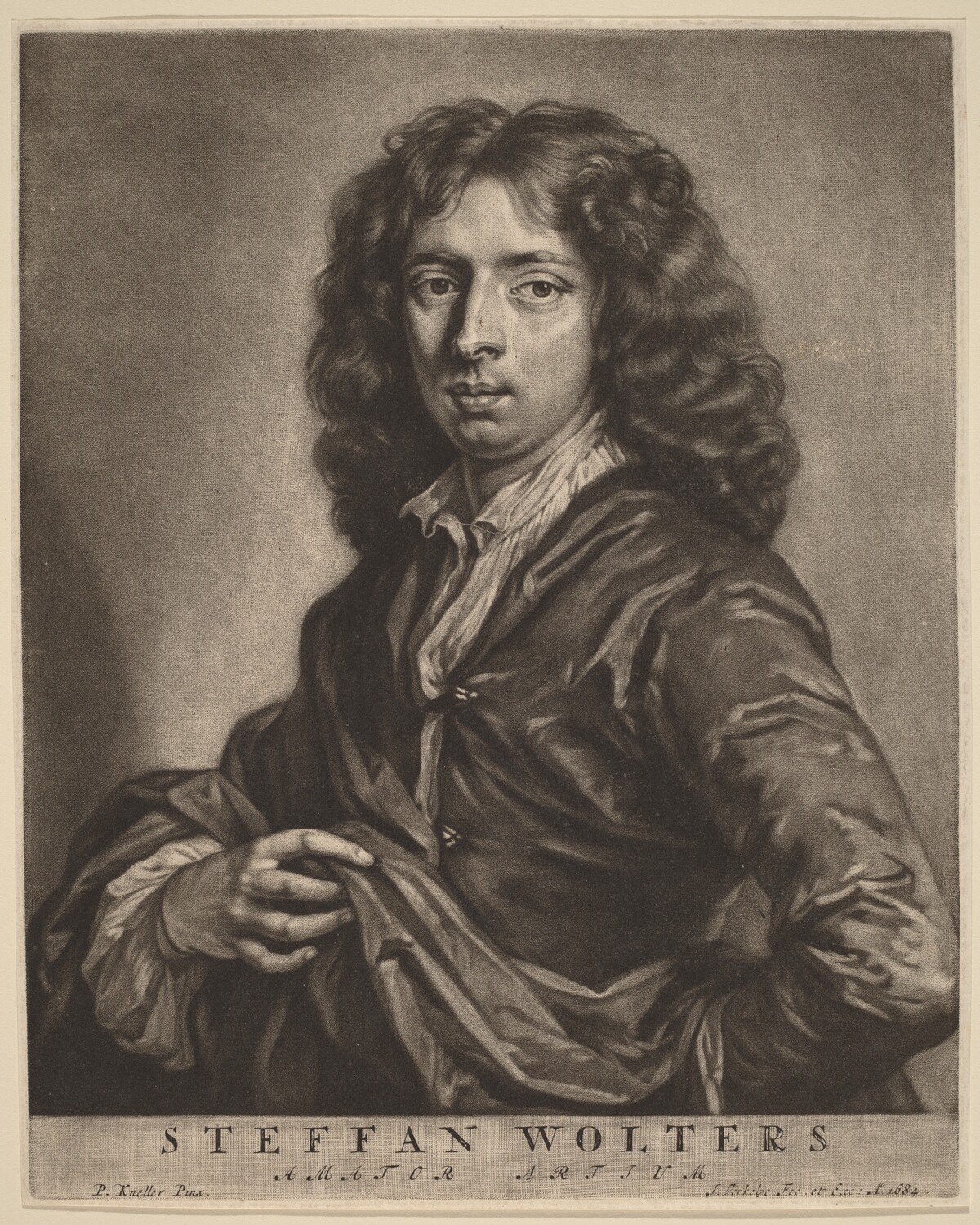 Steffan Wolters by Jan Verkolje I after Sir Godfrey Kneller