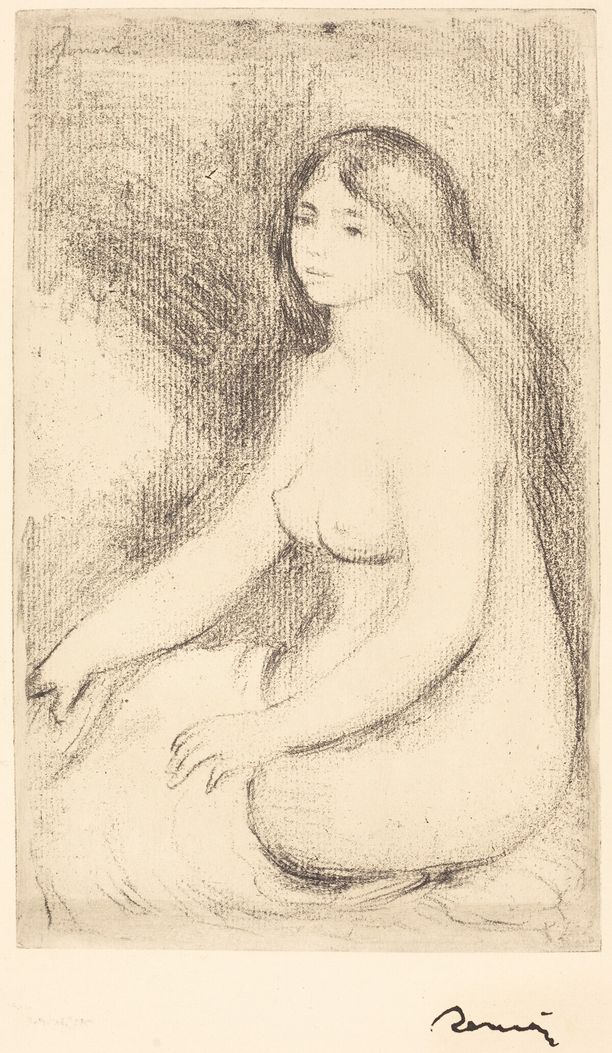 Seated Bather (Baigneuse assise) by Auguste Renoir