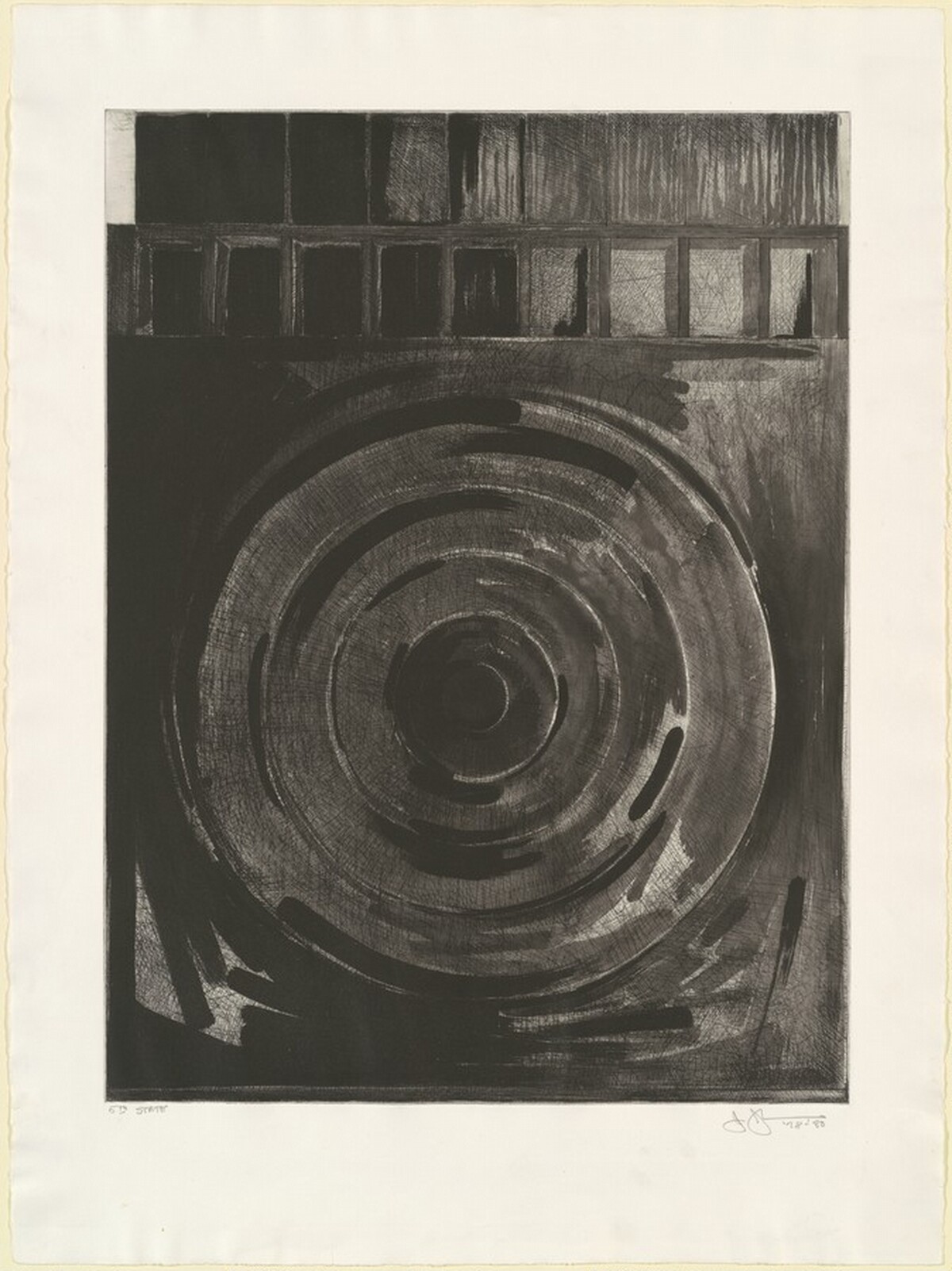 Target with Plaster Casts [state proof of 5th state] by Jasper Johns