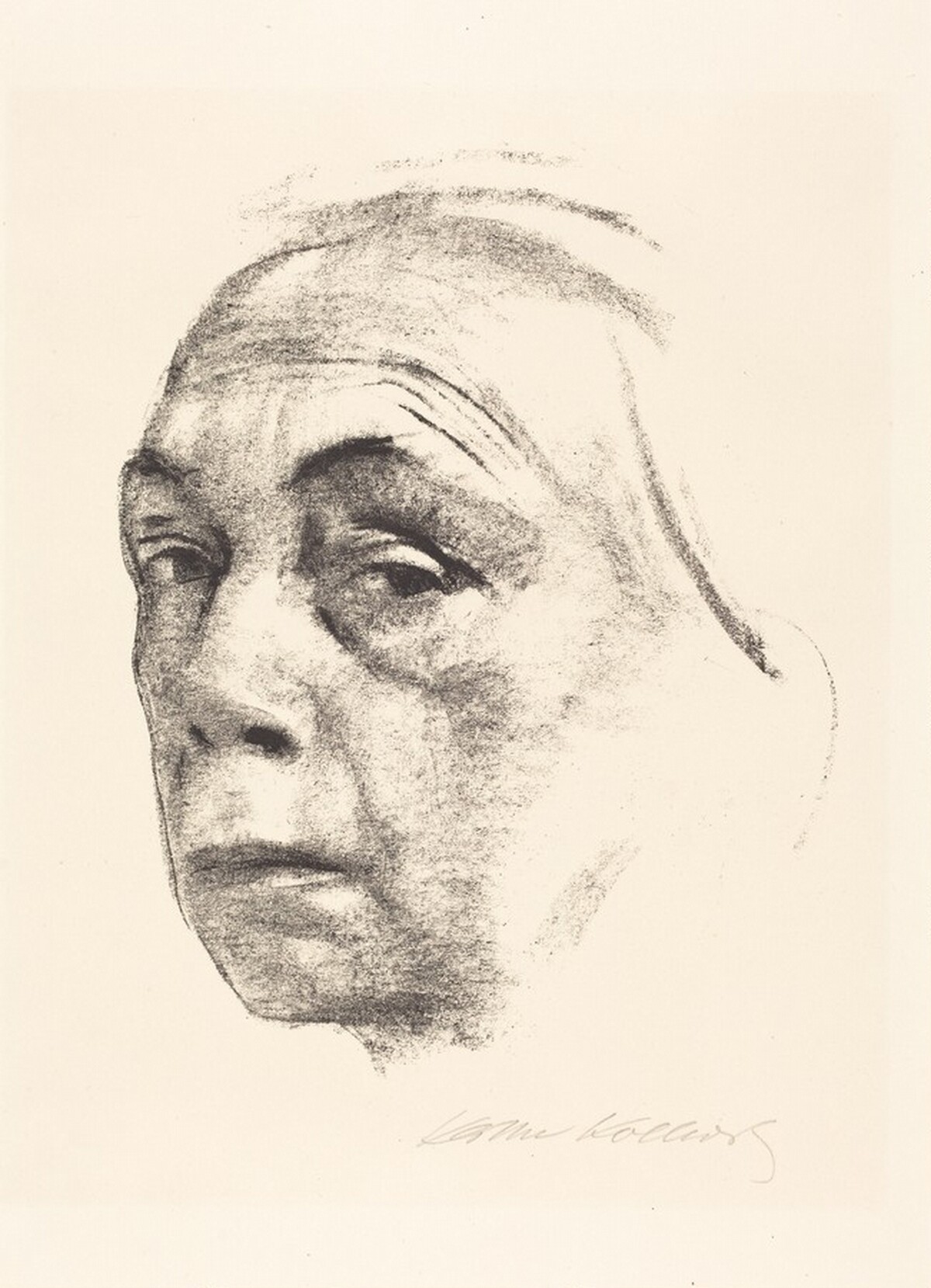 Self-Portrait (Selbstbildnis) by Käthe Kollwitz