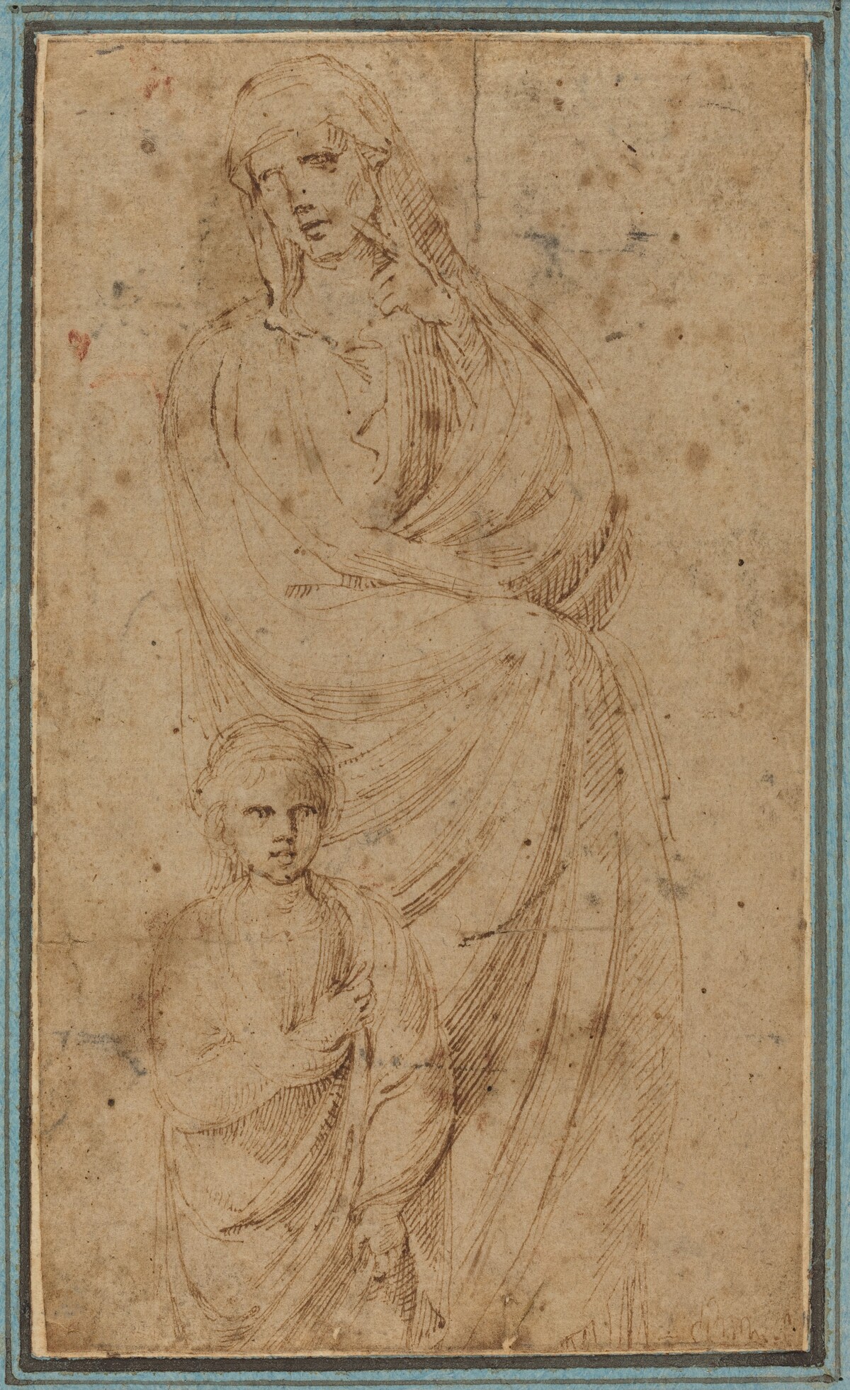 Two Figures by Girolamo da Carpi