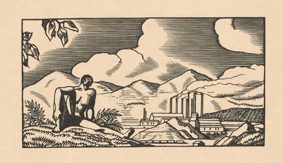 Negro by J. J. Lankes, after Rockwell Kent