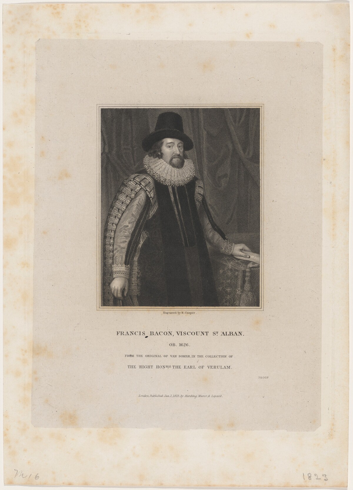 Francis Bacon, Viscount St. Alban by Robert Cooper