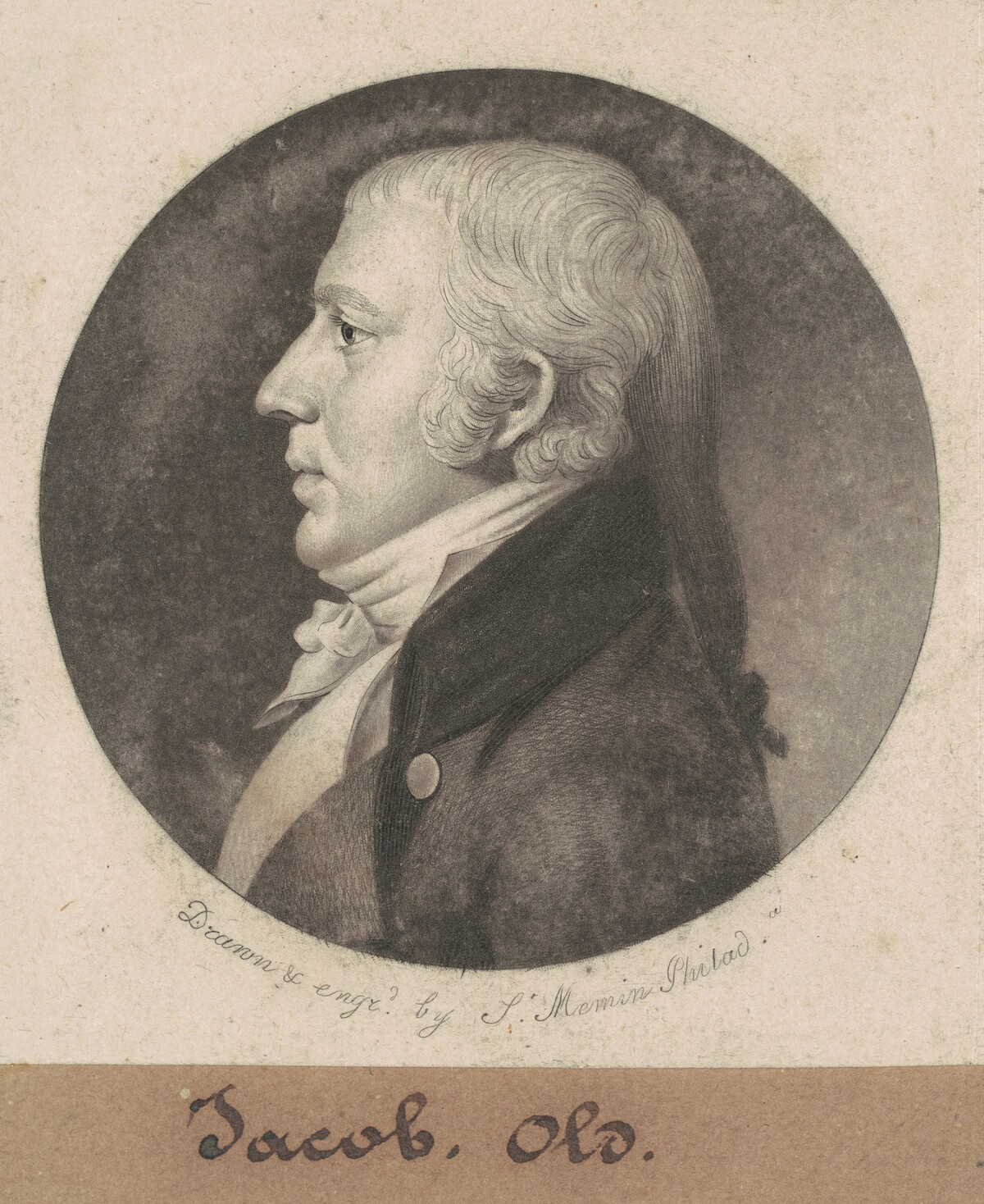 Evan William Thomas by Charles B. J. Févret de Saint-Mémin