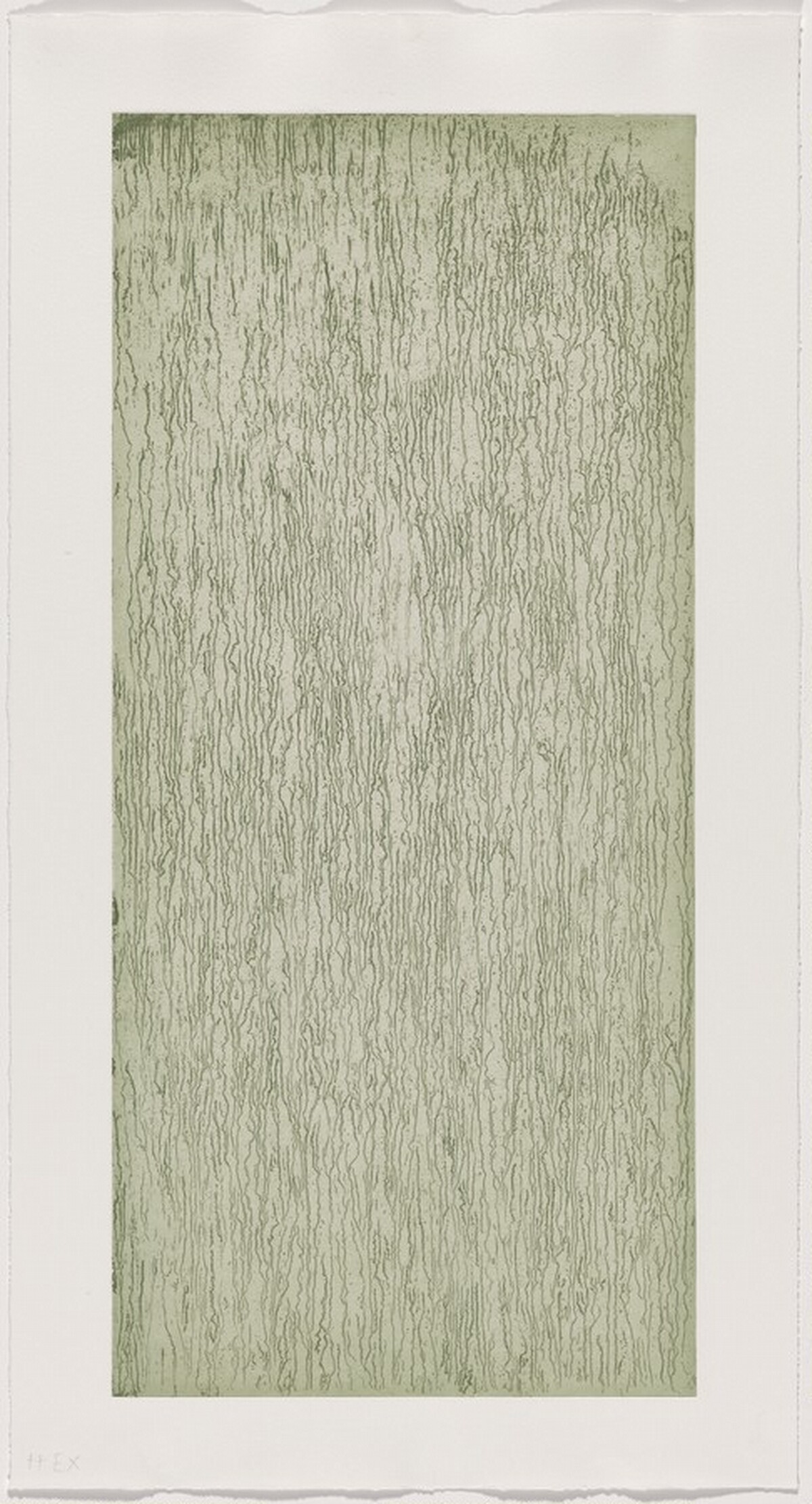 A Walk in the Woods [working proof 6 for Right Panel] by Pat Steir