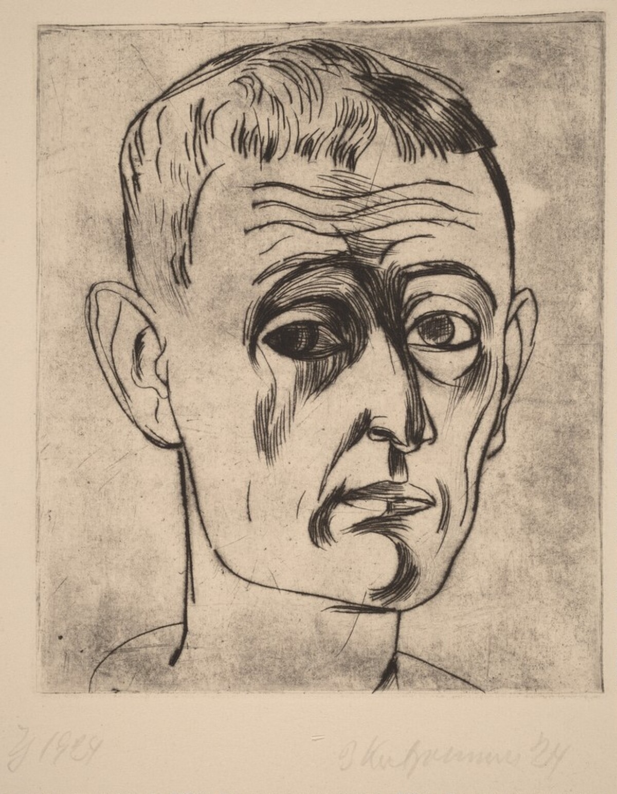 Self-Portrait by Bernhard Kretzschmar