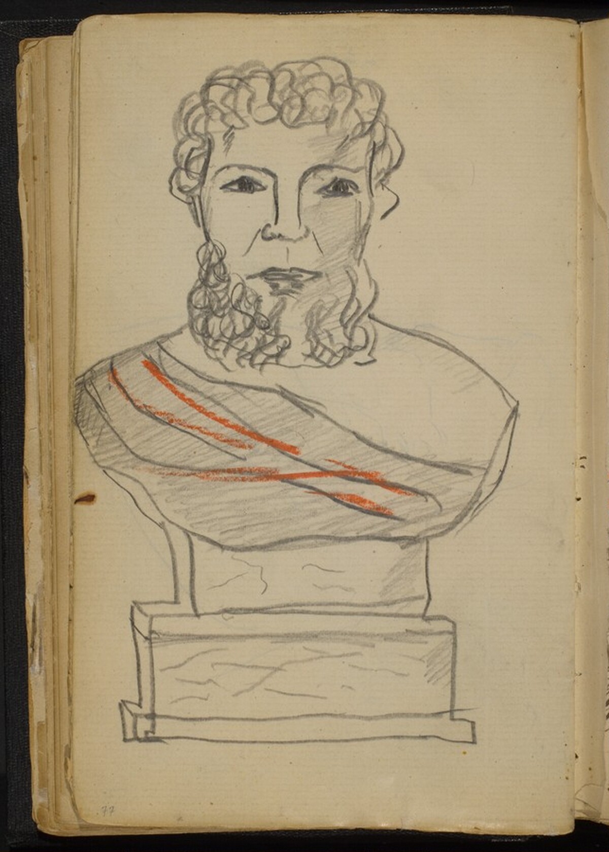 Marble Bust by Max Beckmann