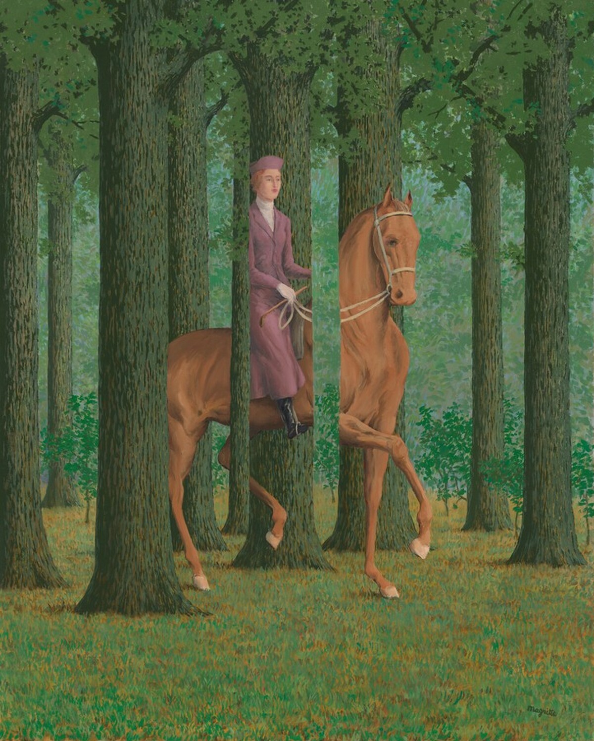 The Blank Signature by René Magritte