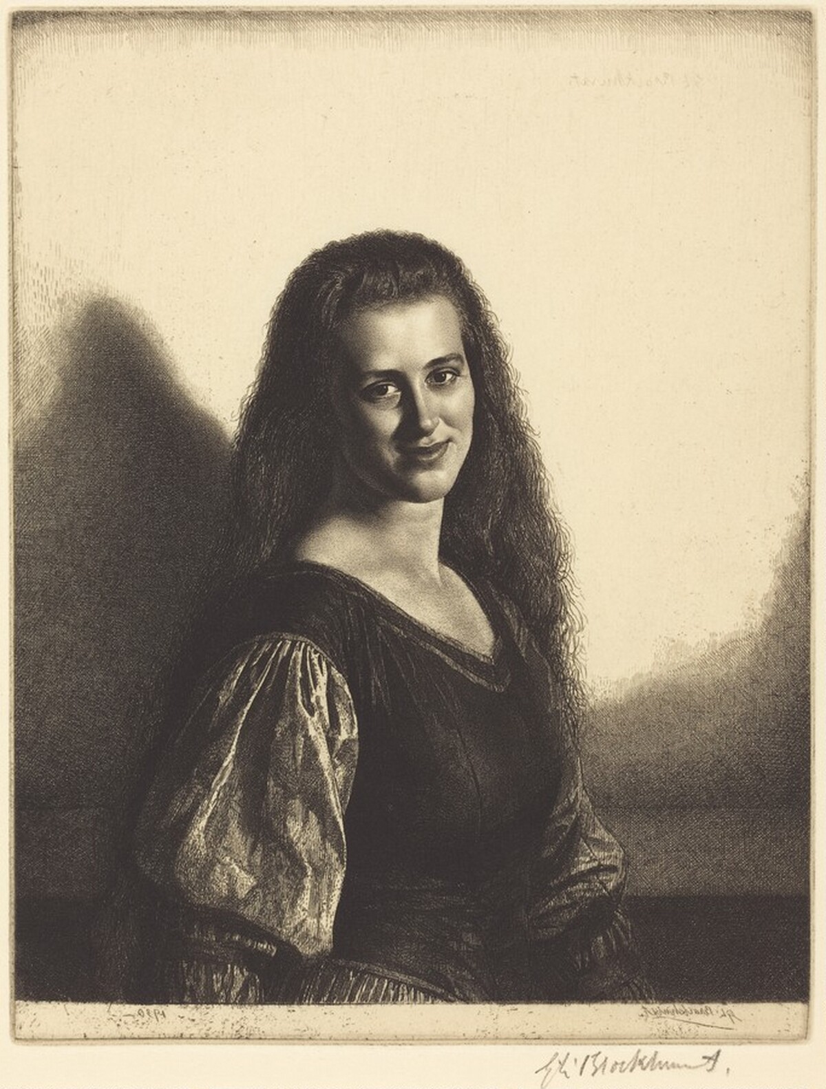 Anais, No. 2 by Gerald Leslie Brockhurst