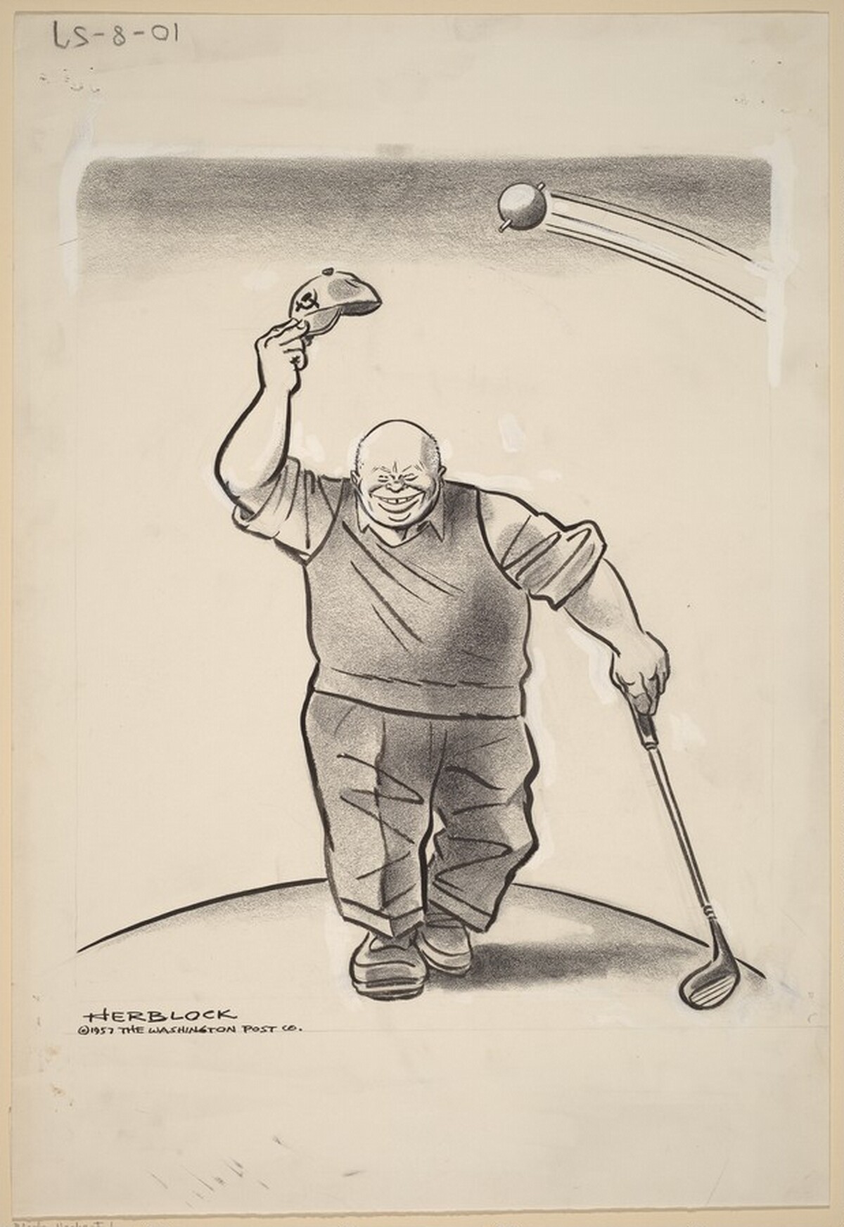 Krushchev by Herbert Lawrence Block