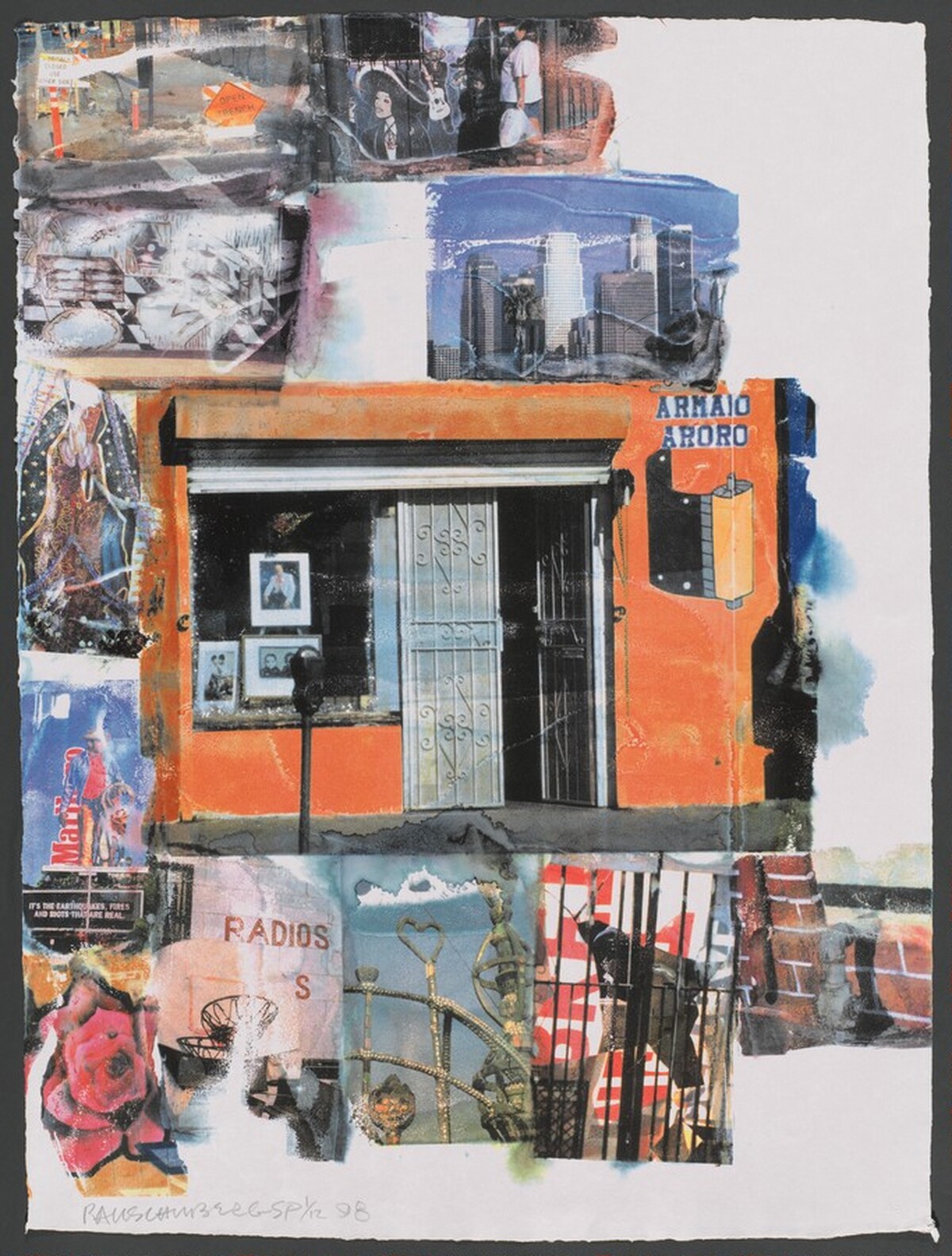 L.A. Uncovered #12 by Robert Rauschenberg
