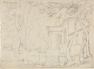House with a Portico at Ermenonville