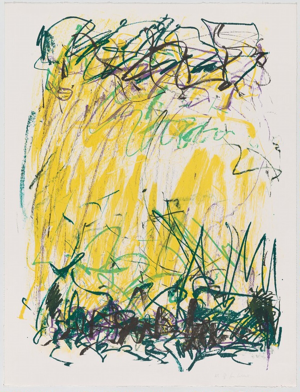 Sides of a River II from Bedford Series by Joan Mitchell