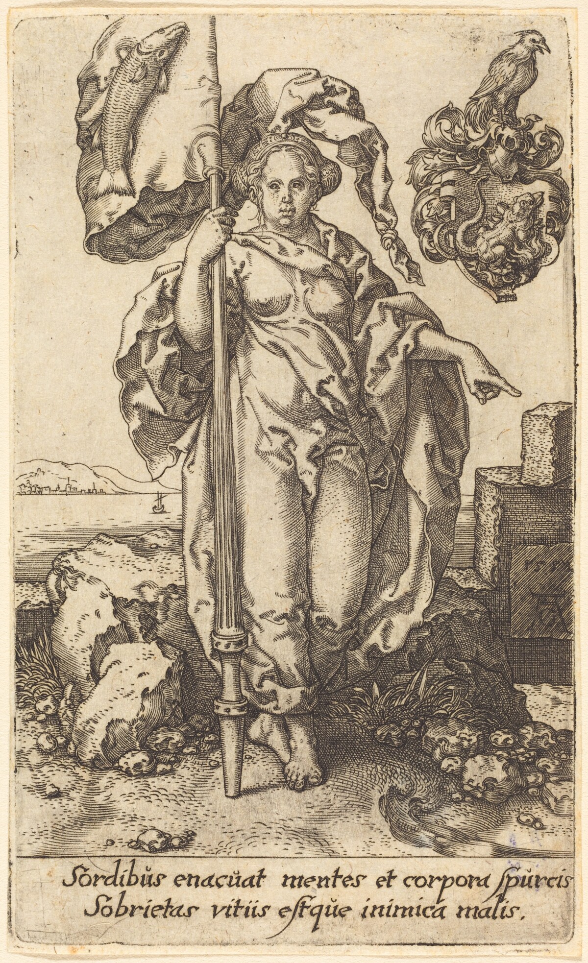 Temperance by Heinrich Aldegrever