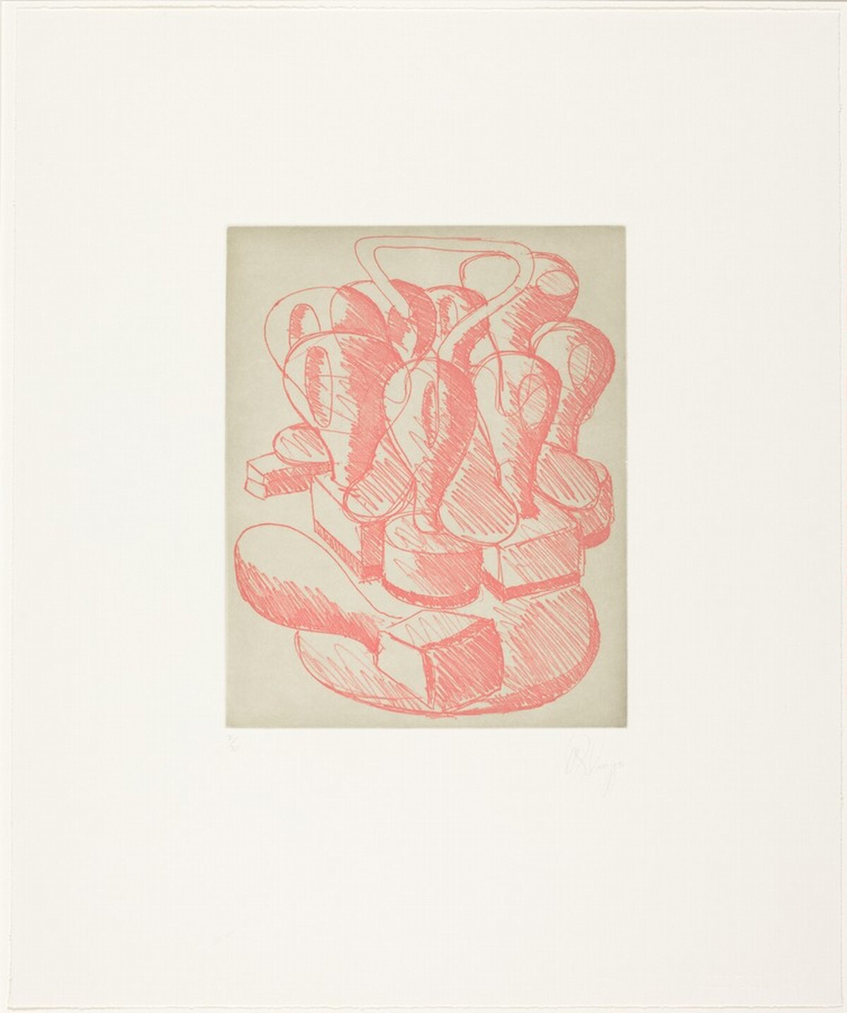 Suburbs (Softground Series) IV by Tony Cragg