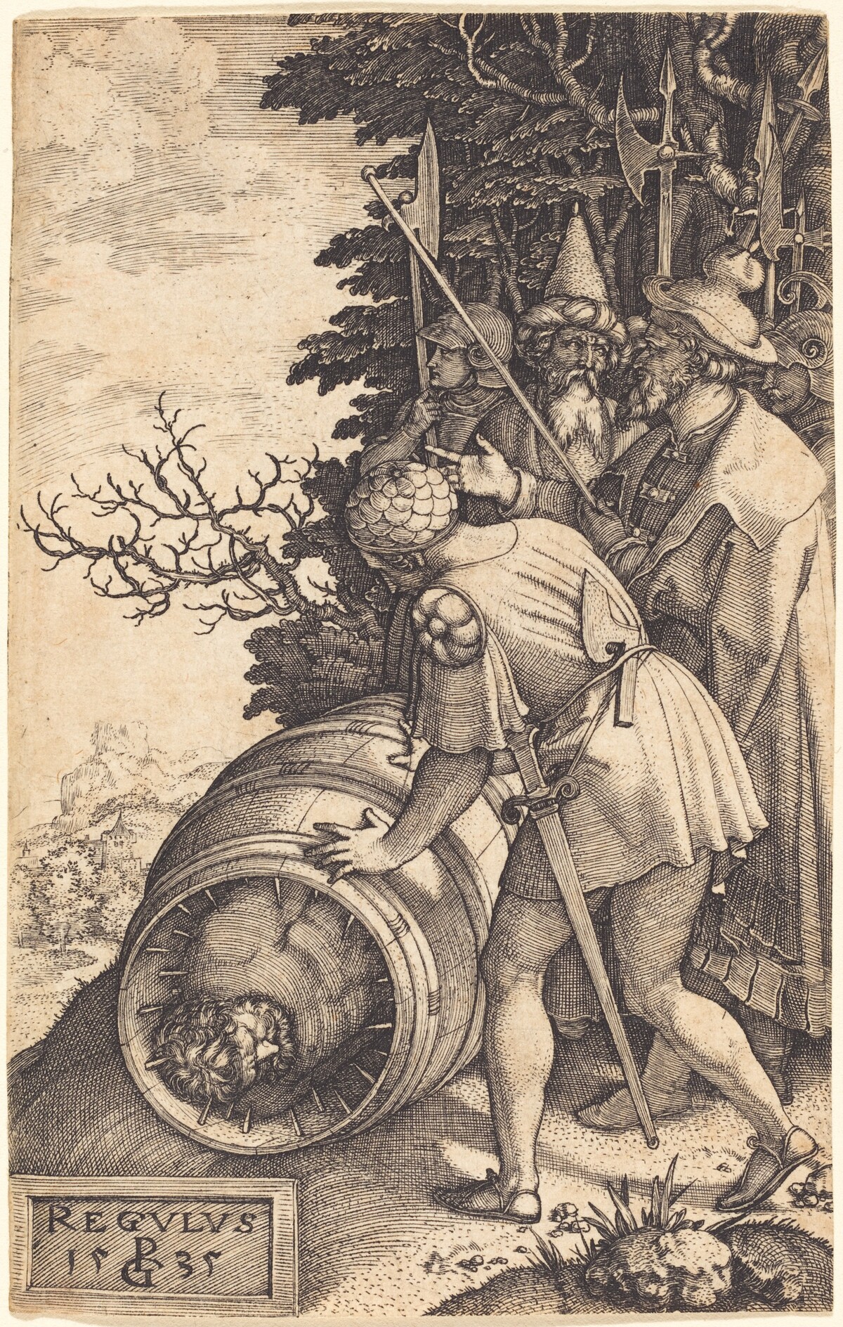 Attilius Regulus by Georg Pencz