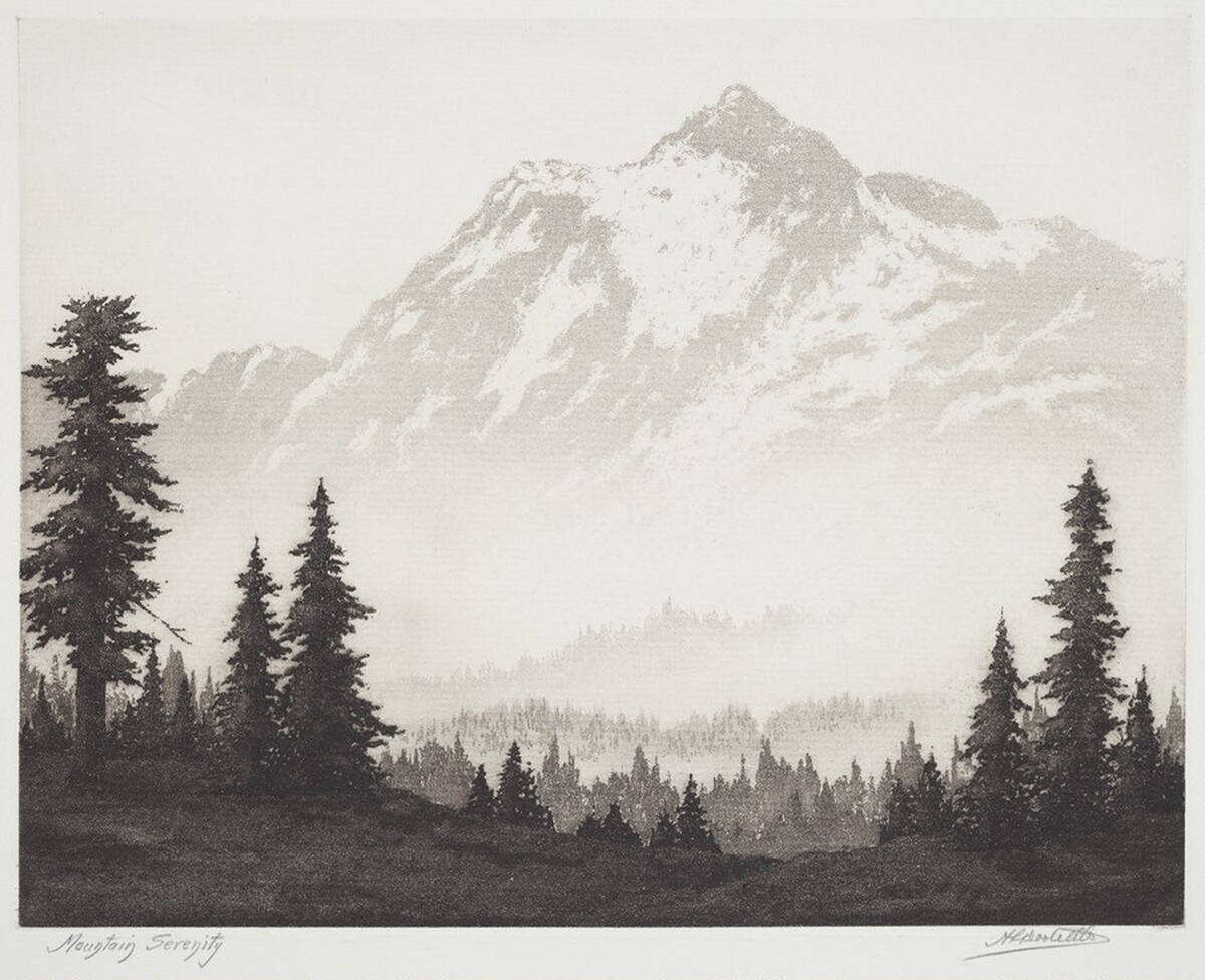 Mountain Serenity by Harold Lukens Doolittle
