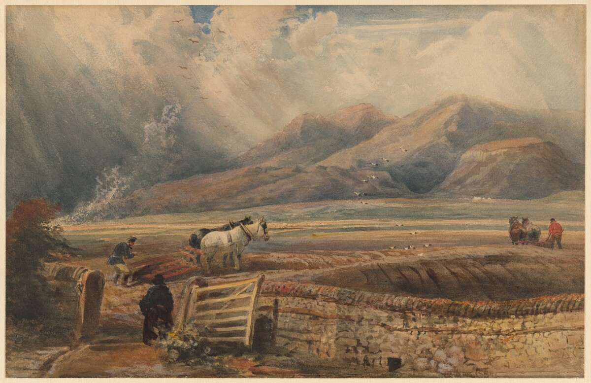 Harrowing--View near the Cross Fells by Peter De Wint