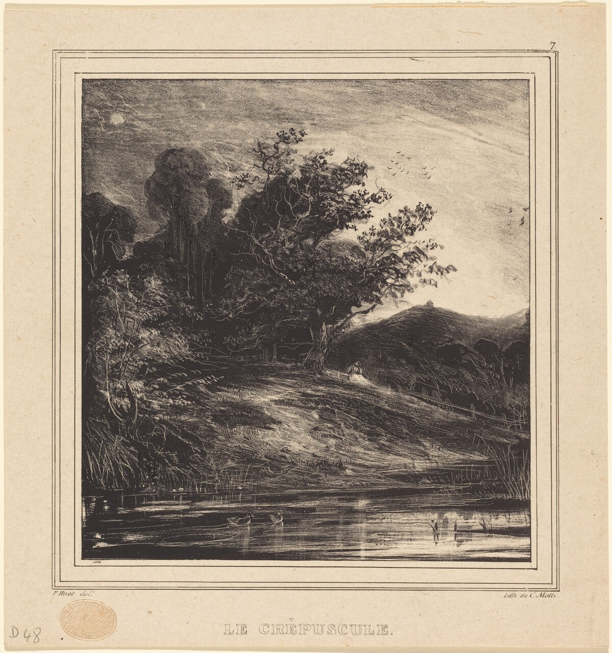 Le Crépuscule by Paul Huet