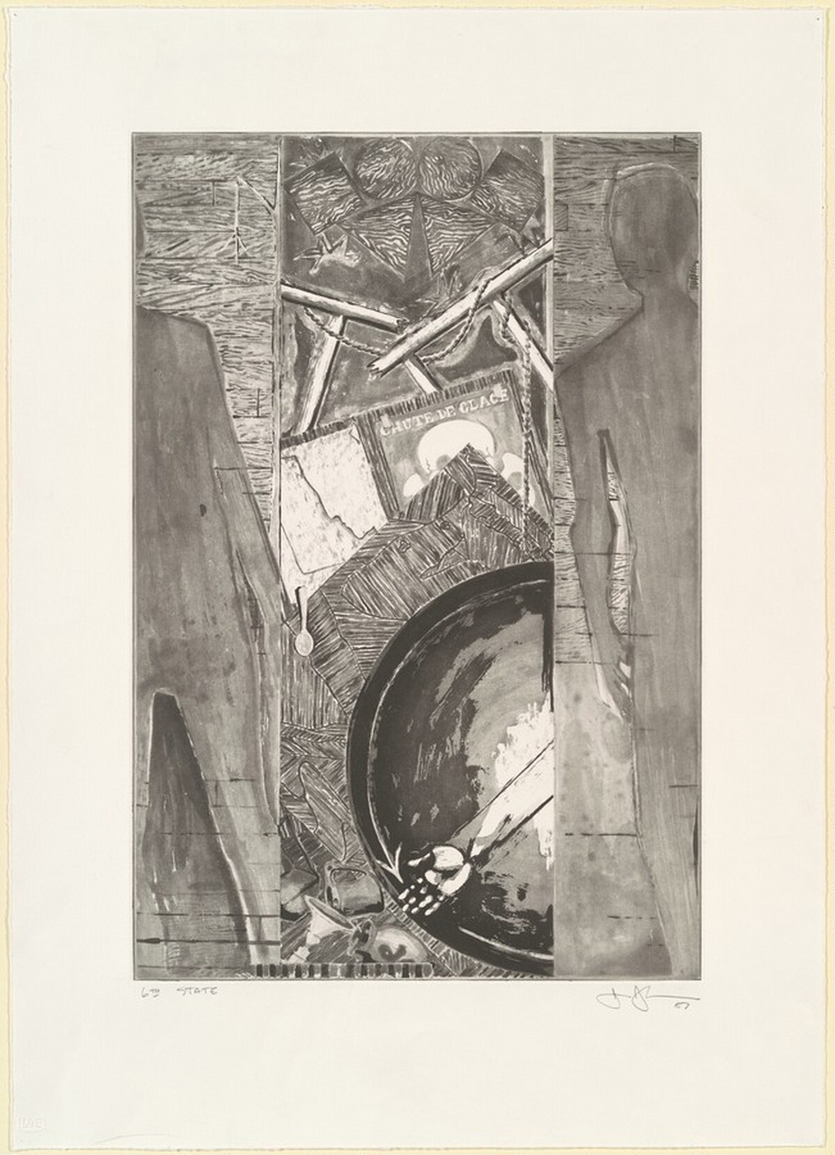 The Seasons (Fall) [state proof of 6th state] by Jasper Johns