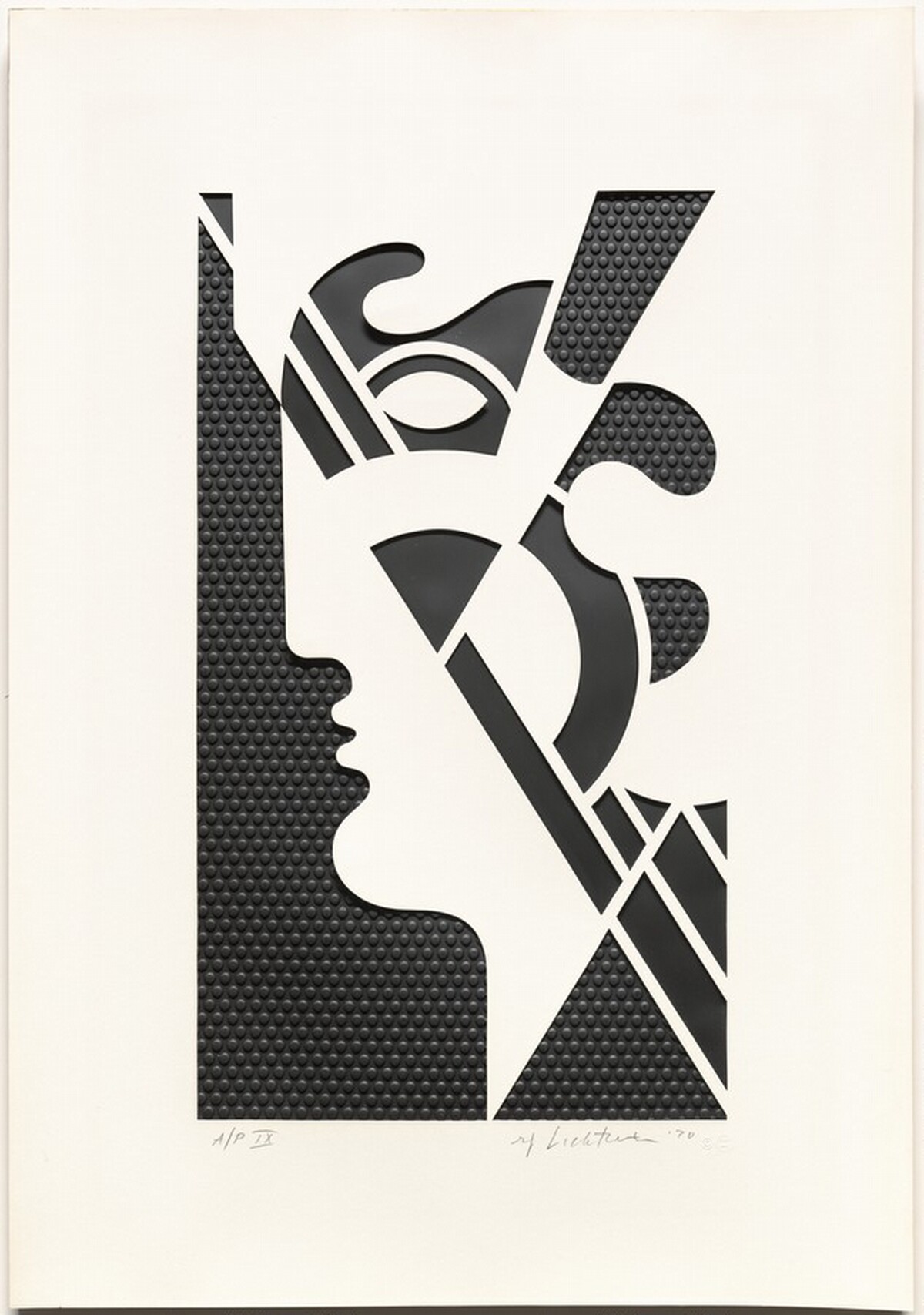 Modern Head #5 by Roy Lichtenstein