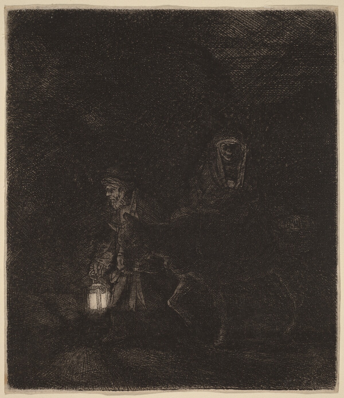 The Flight into Egypt by Rembrandt van Rijn