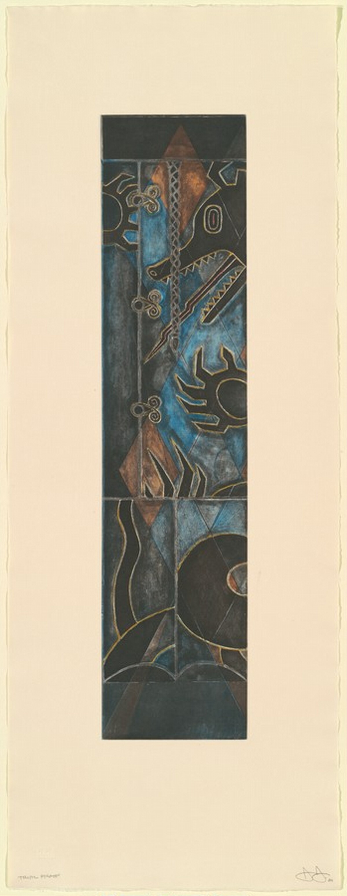 Two Costumes [trial proof] by Jasper Johns