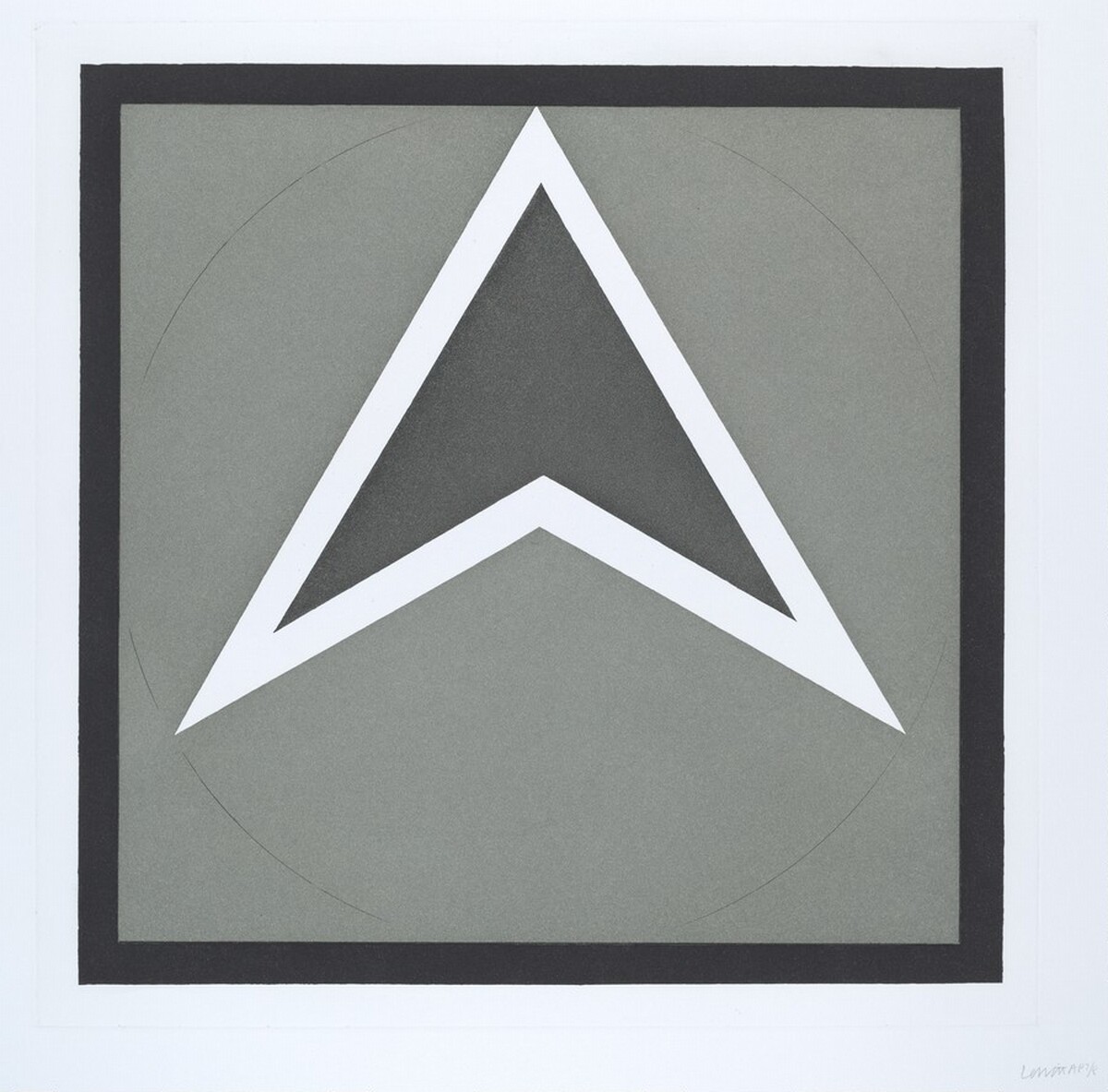 Stars-Dark Center: 3 point by Sol LeWitt