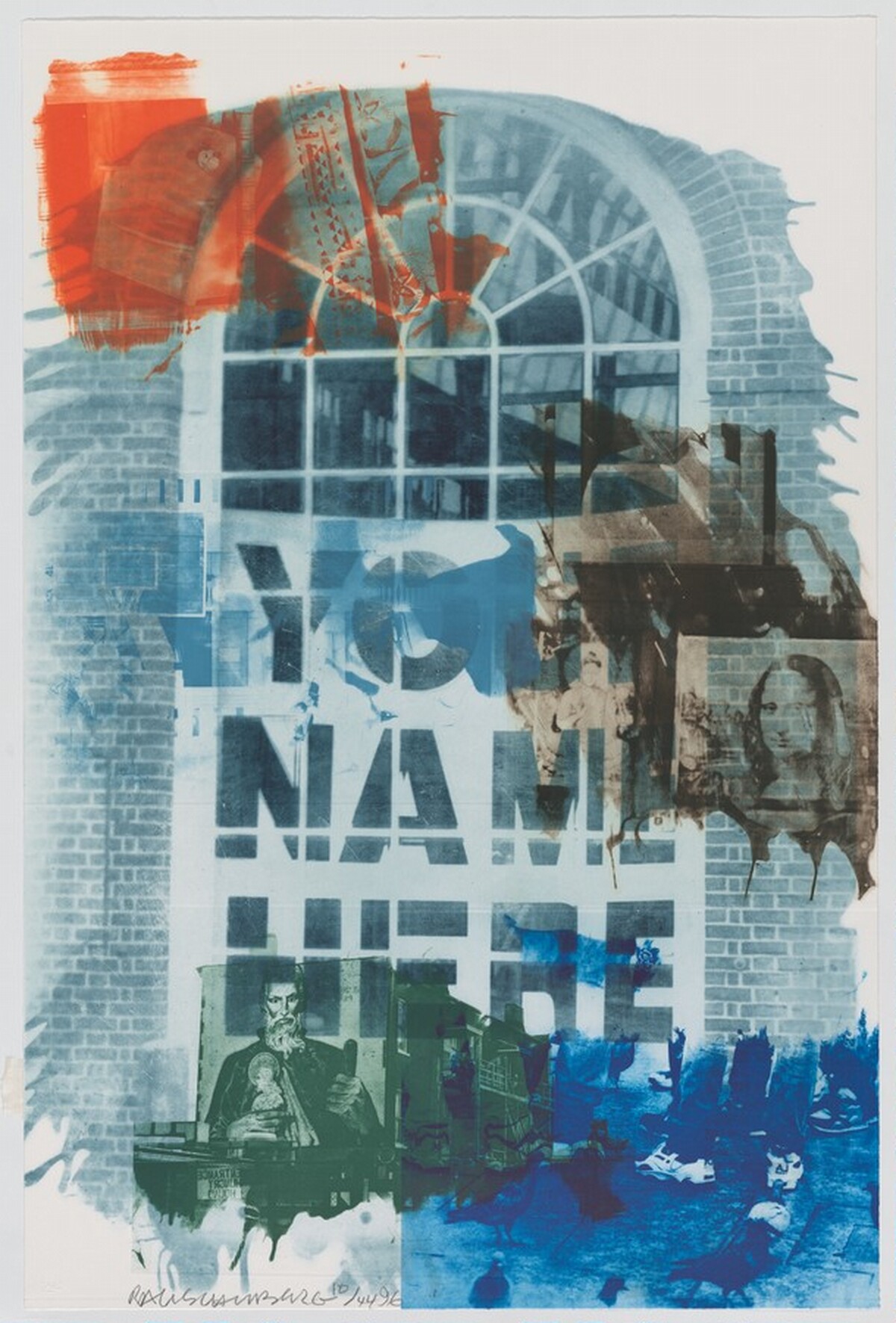 Banco from Ground Rules by Robert Rauschenberg