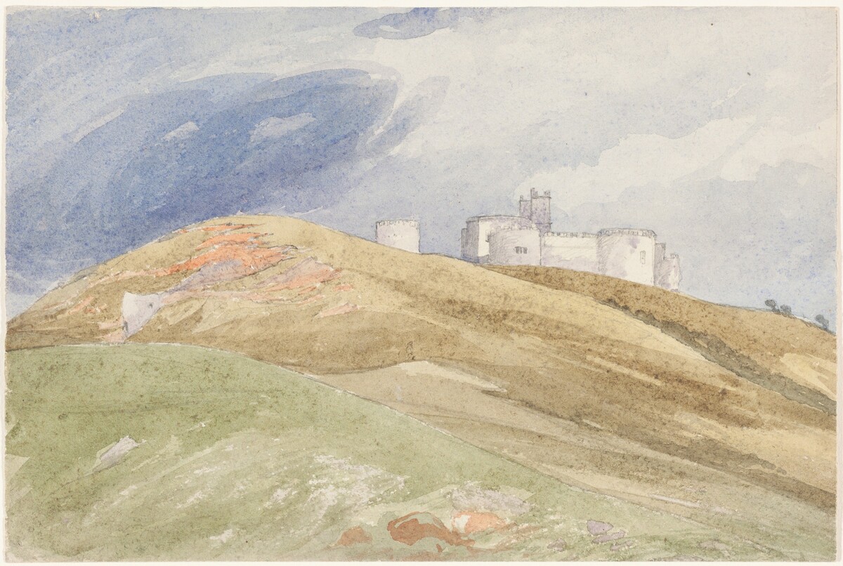 Castle on a Hill by attributed to James Bulwer