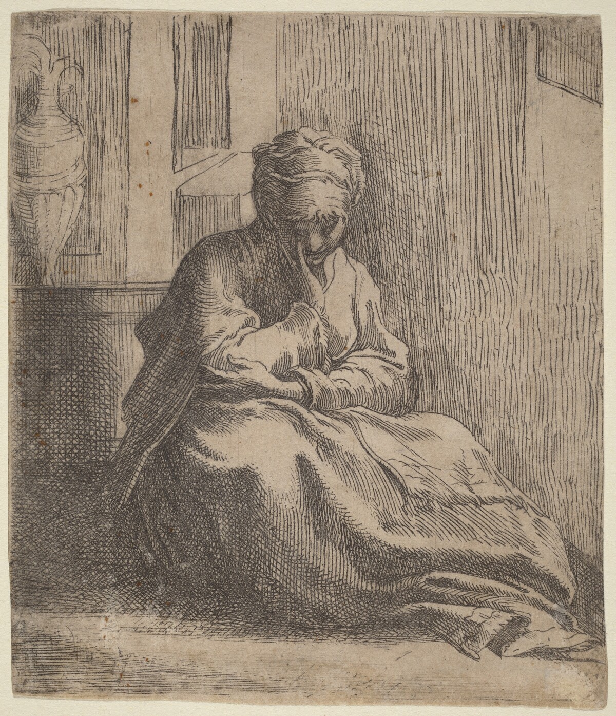 Saint Thaïs by Parmigianino