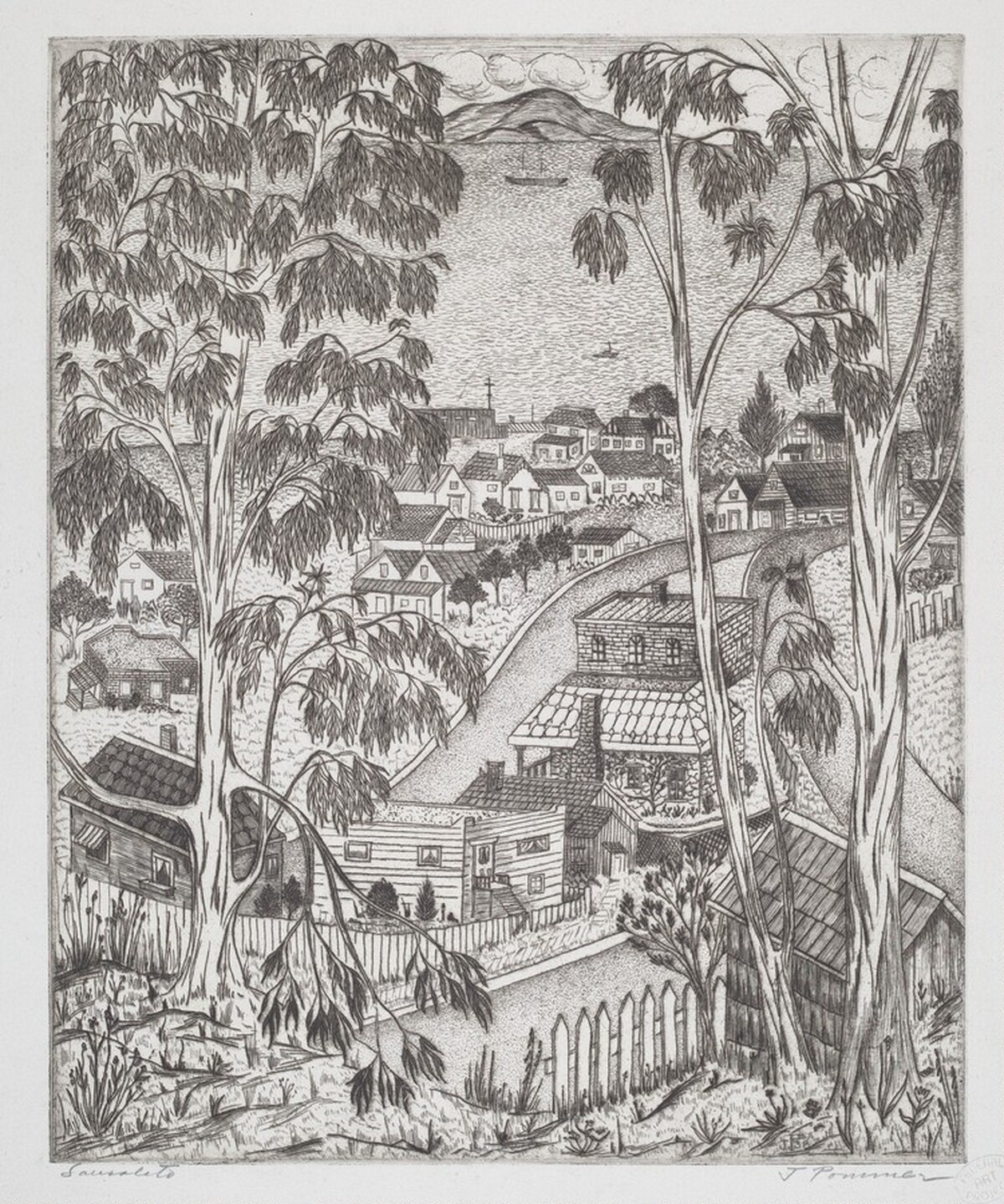 Sausalito by Julius John Pommer