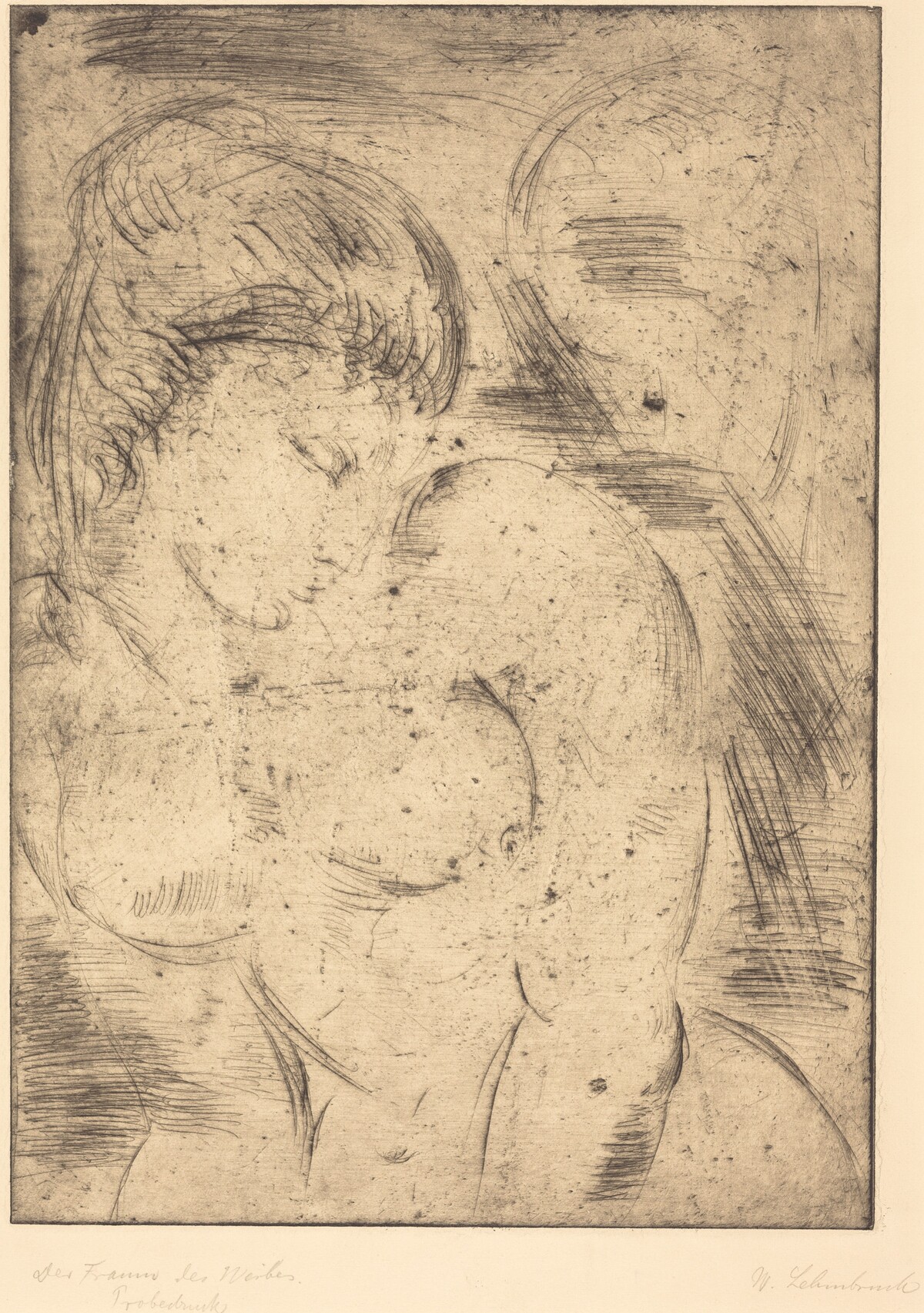 Woman's Dream (Der Traum des Weibes) by Wilhelm Lehmbruck