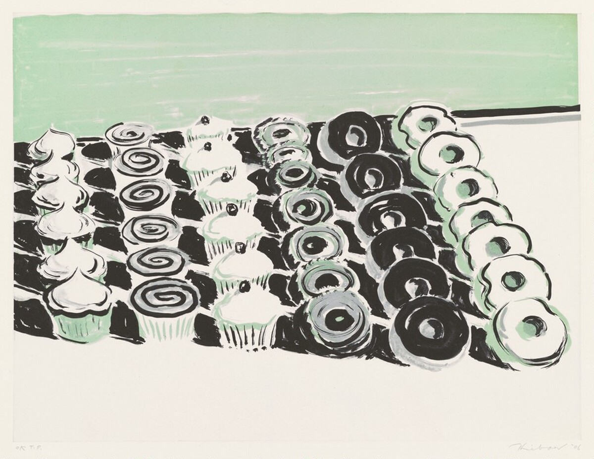 Cupcakes and Donuts by Wayne Thiebaud