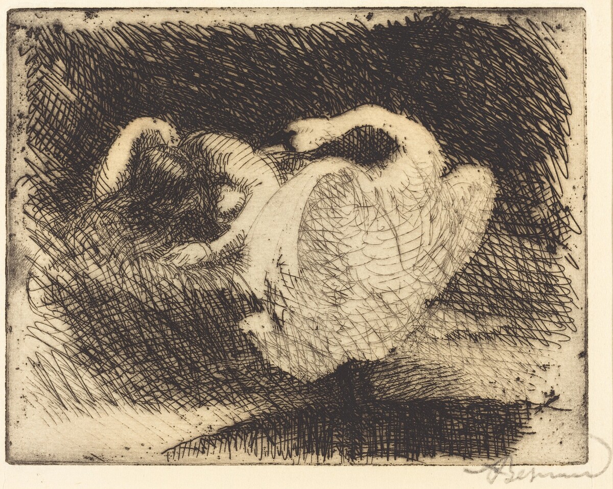 Leda Sleeping (Léda s'endort) by Albert Besnard