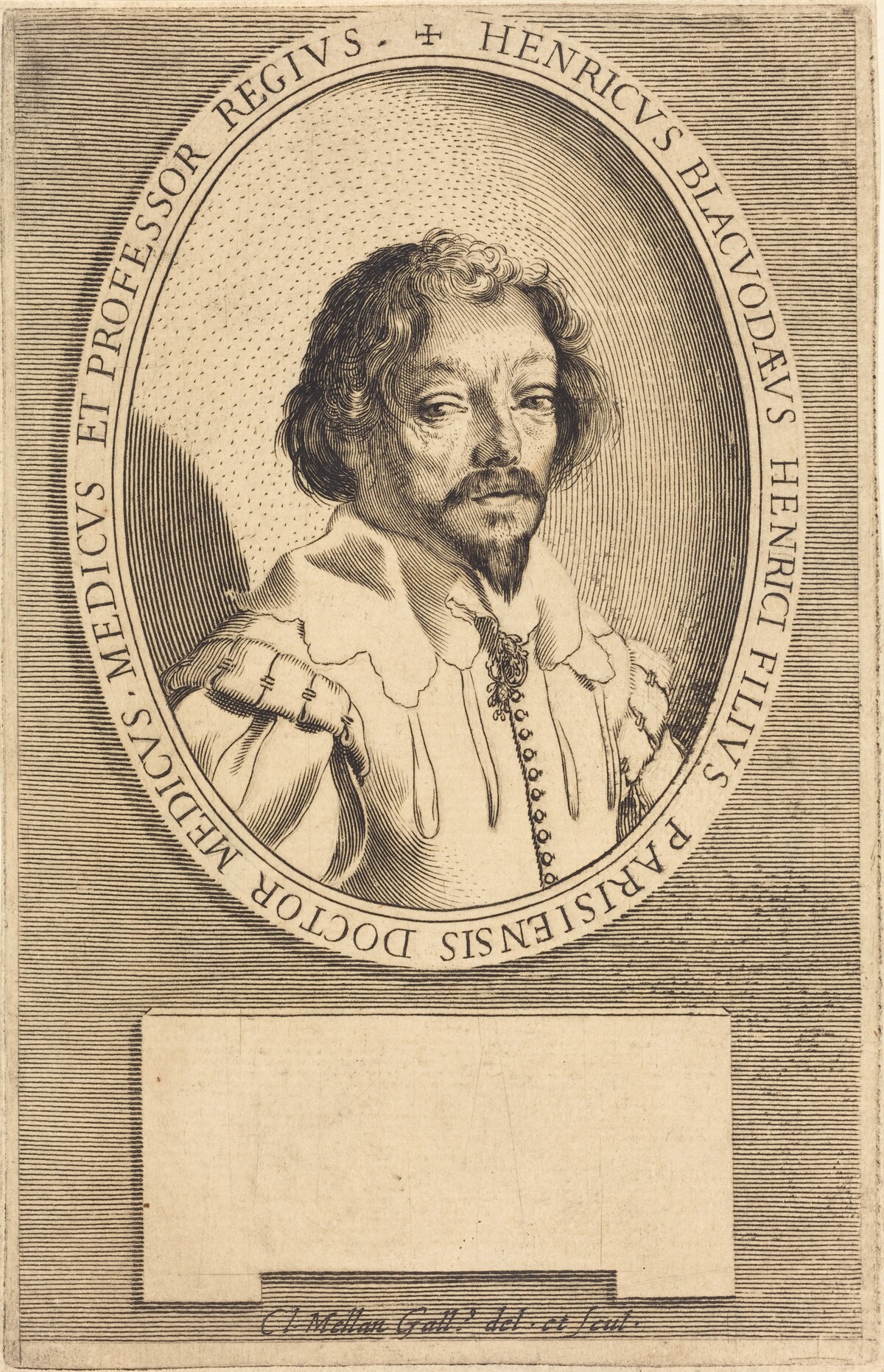 Dr. Henry Blackwood, Jr. by Claude Mellan