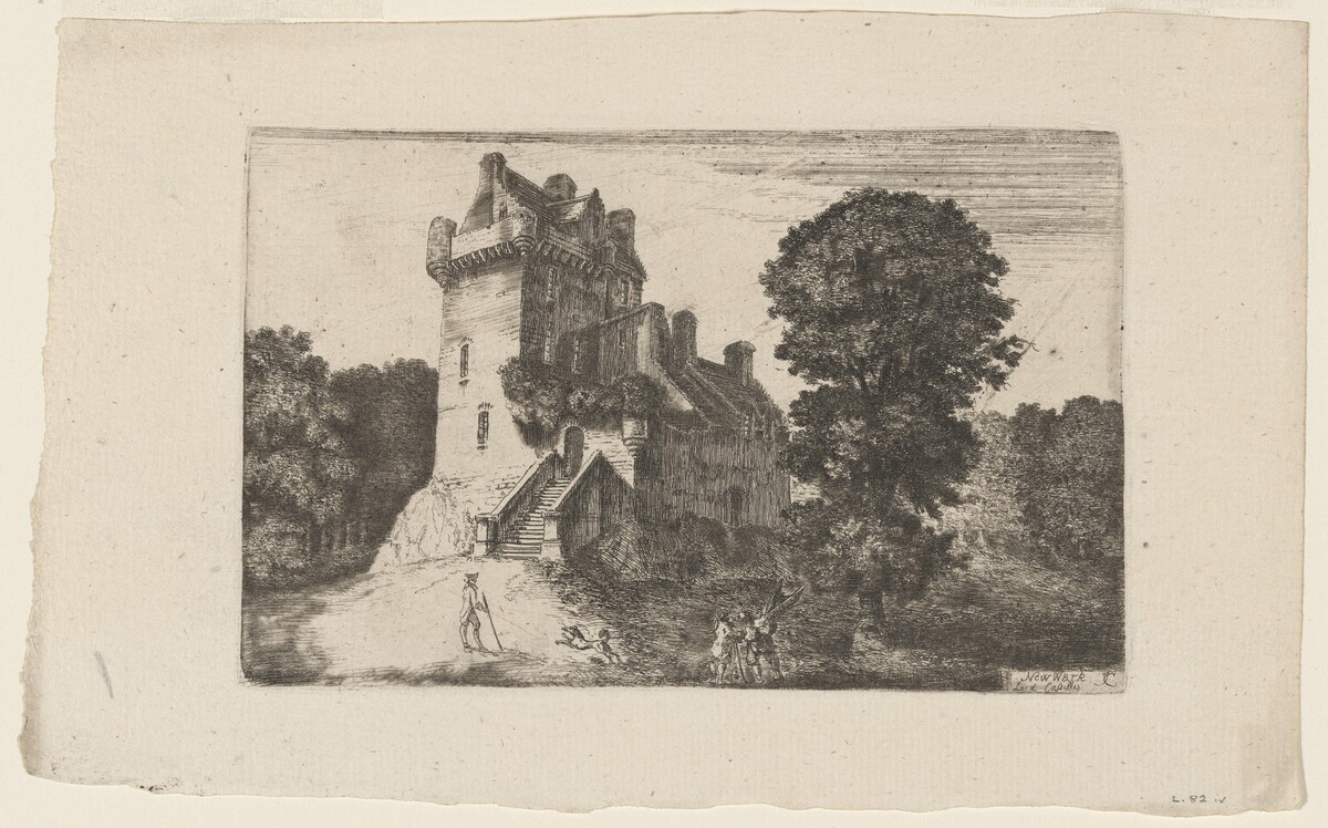 Newark Castle II by John Clerk, of Eldin
